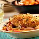 Pan-Saut�ed Chicken with Vegetables & Herbs